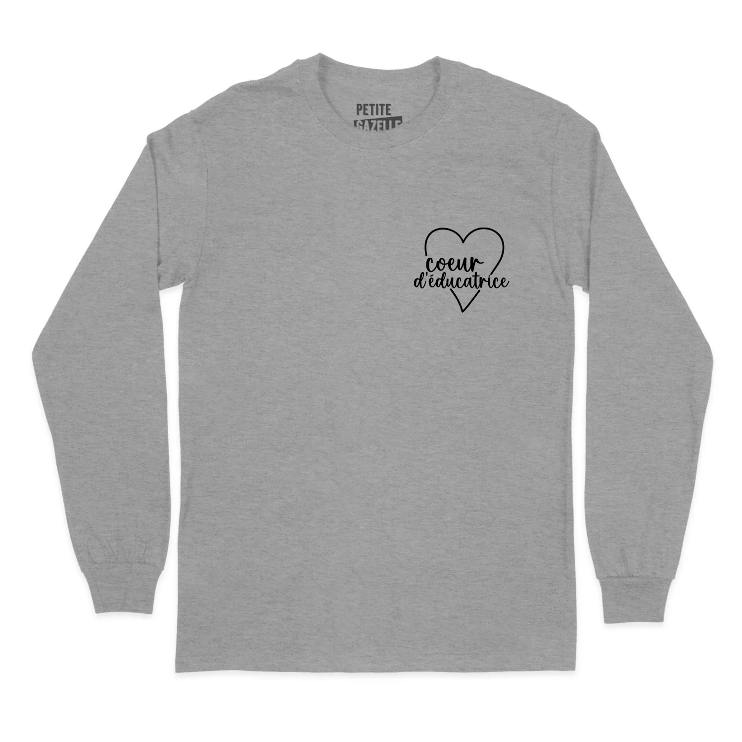 T-SHIRT À MANCHES LONGUES | Coeur d'éducatrice – Image 3