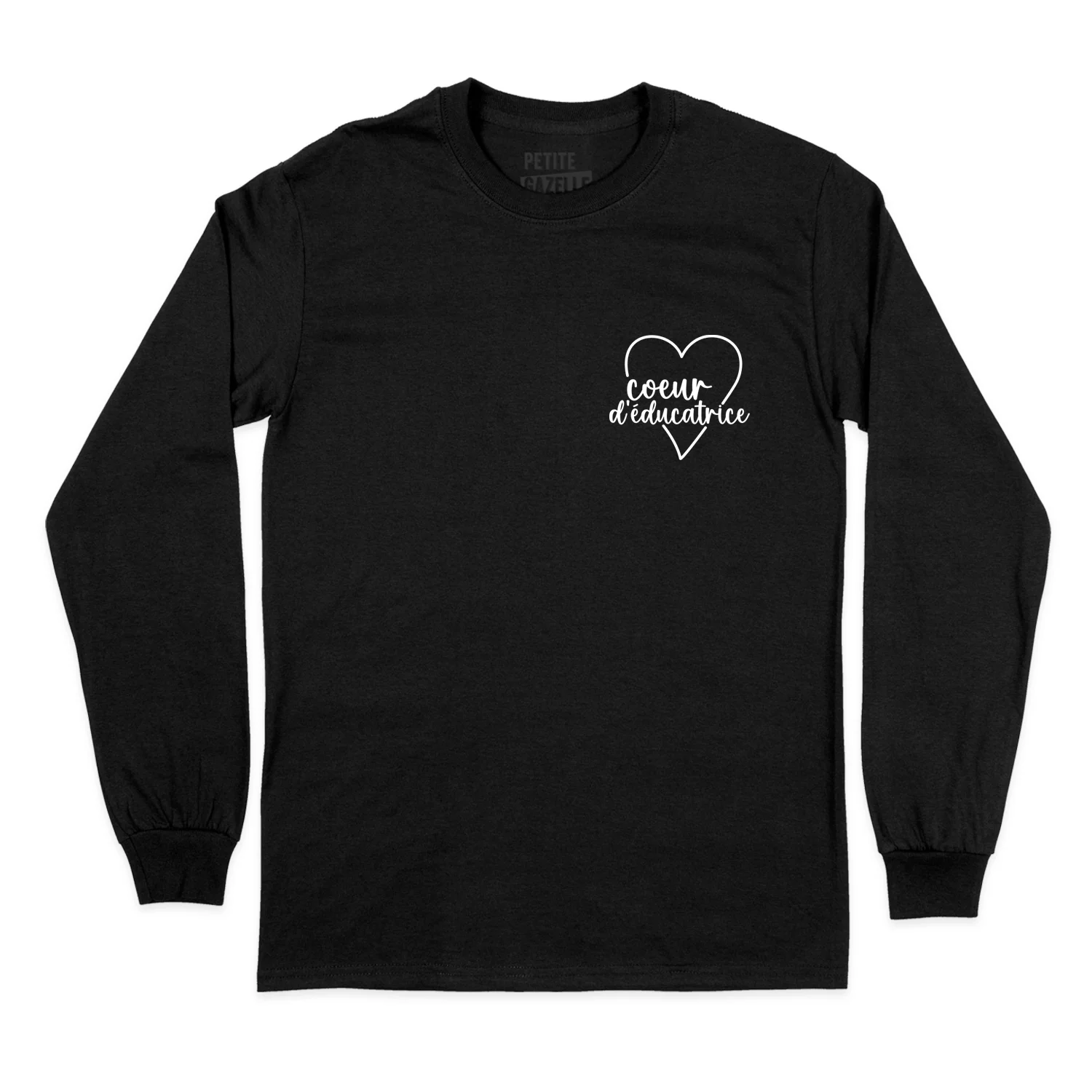 T-SHIRT À MANCHES LONGUES | Coeur d'éducatrice