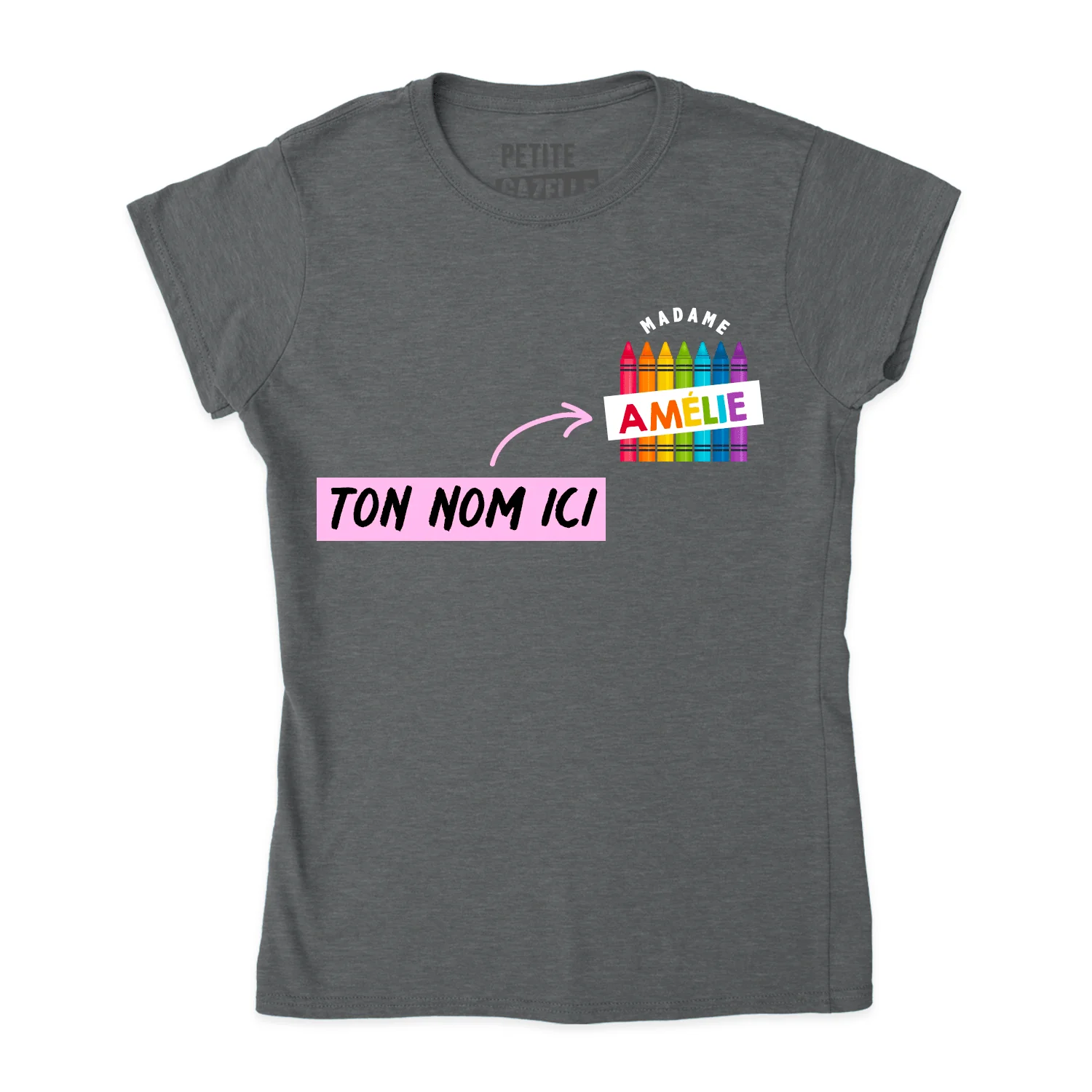 TSHIRT AJUSTÉ | Madame Crayons – Image 3
