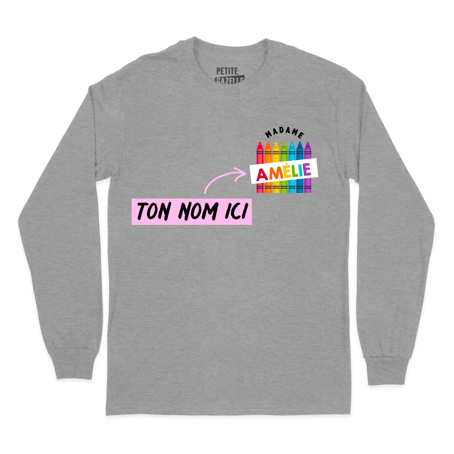 T-SHIRT À MANCHES LONGUES | Madame Crayons – Image 4