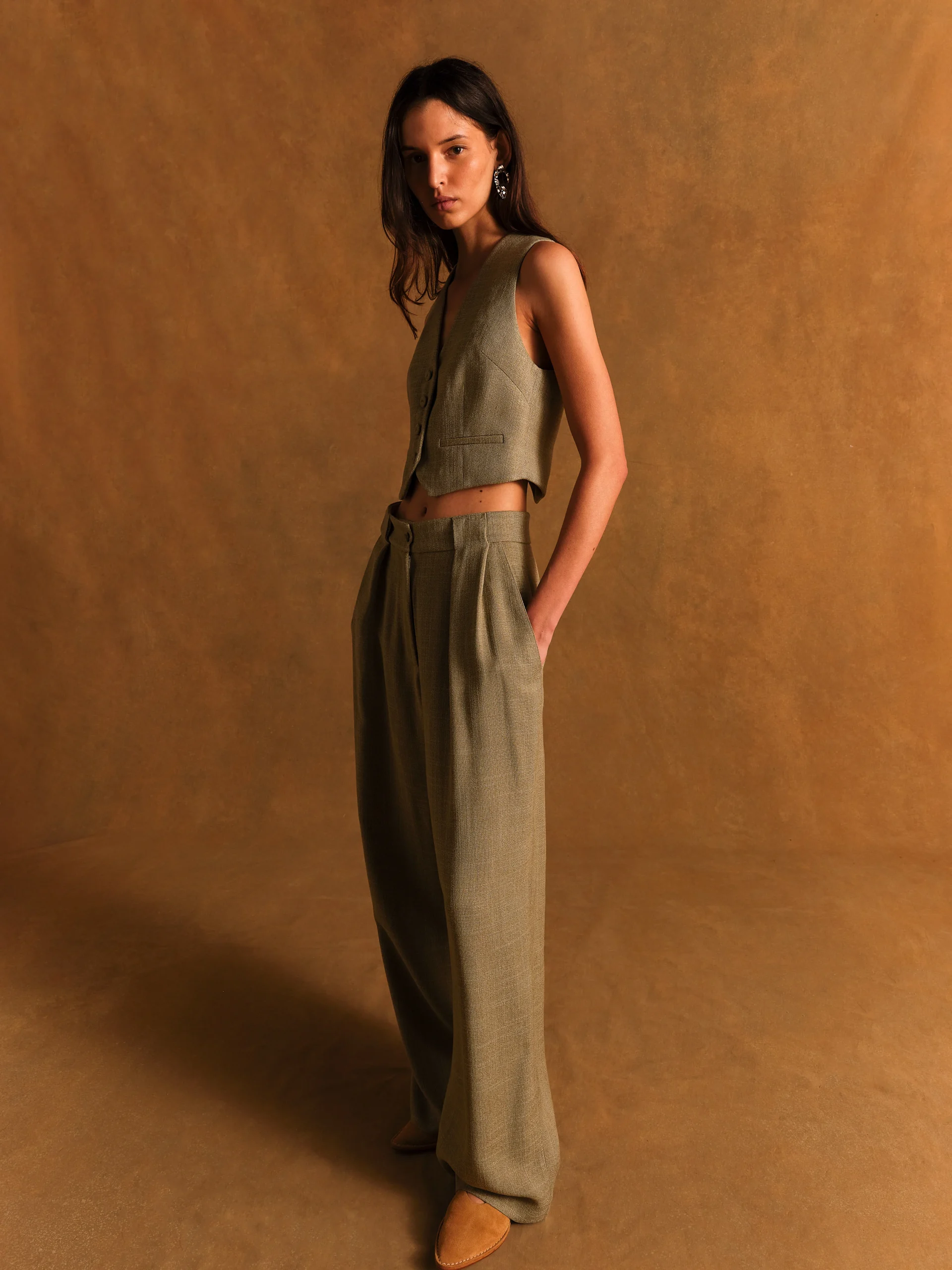 Gilet sans manches "DEE" Army – Image 5