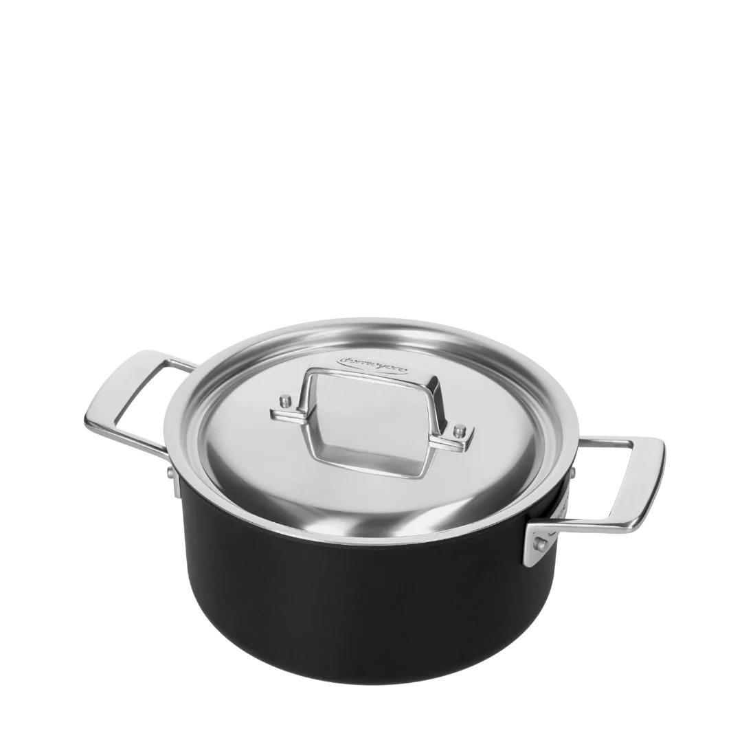 Demeyere Black 5 Faitout avec couvercle 20 cm, 3 L