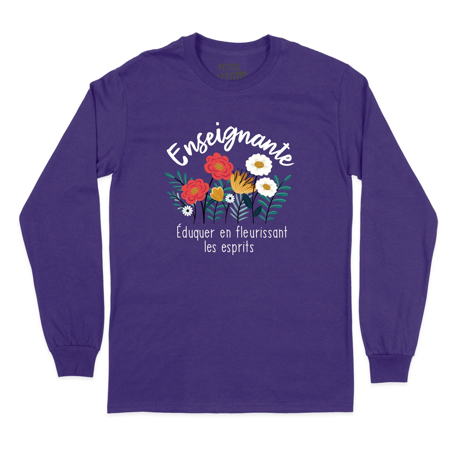 T-SHIRT À MANCHES LONGUES | Enseignante, Fleurir les esprits – Image 5
