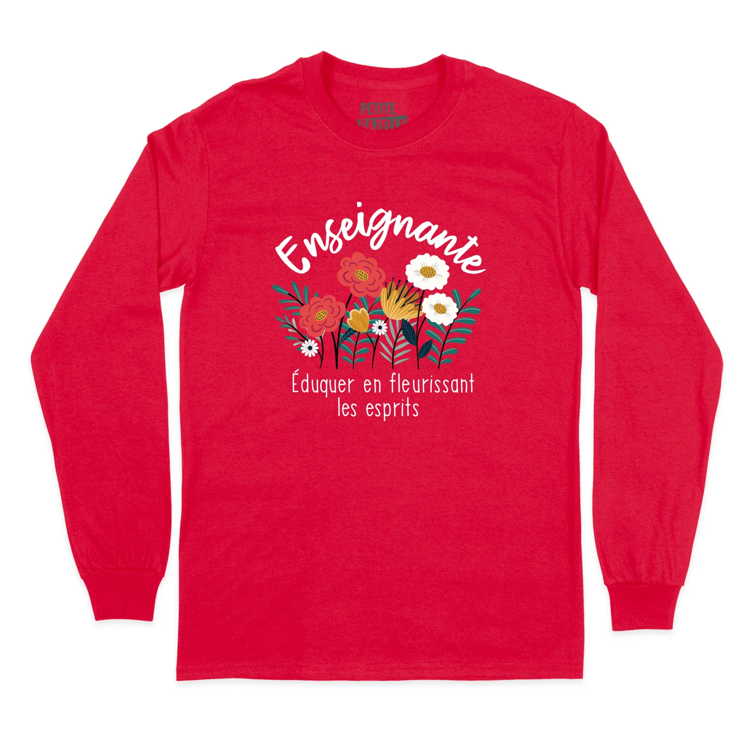 T-SHIRT À MANCHES LONGUES | Enseignante, Fleurir les esprits – Image 7