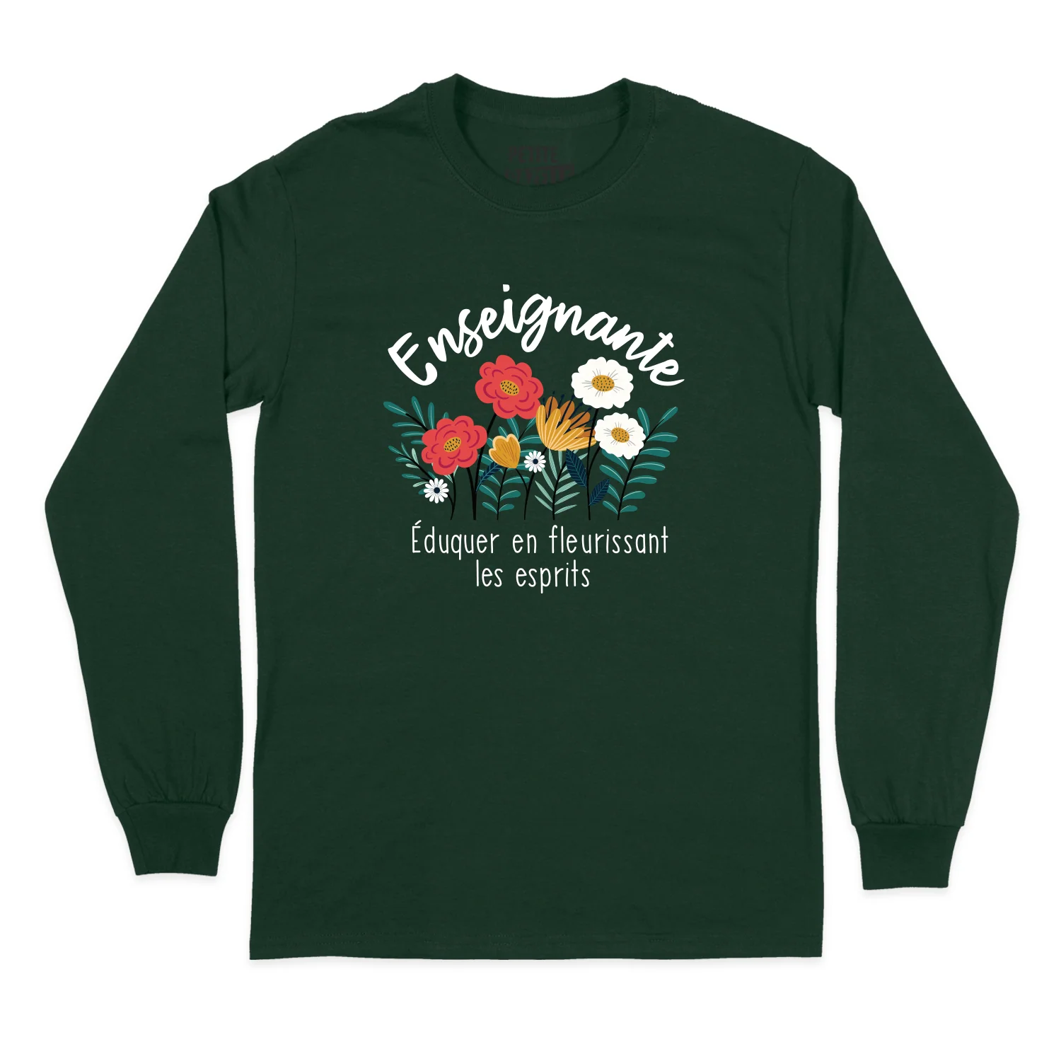 T-SHIRT À MANCHES LONGUES | Enseignante, Fleurir les esprits – Image 9