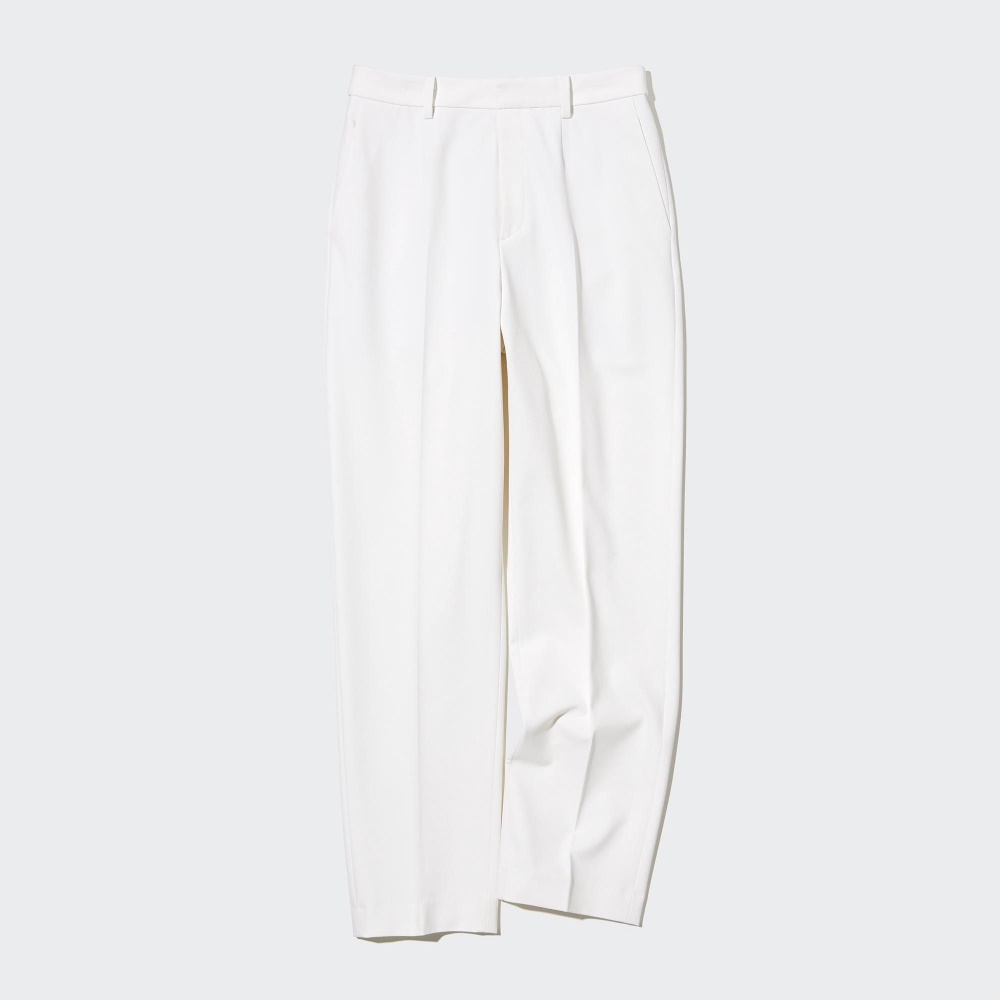 Pantalons Uniqlo Smart Ankle Length Long Femme Blanche O9156048