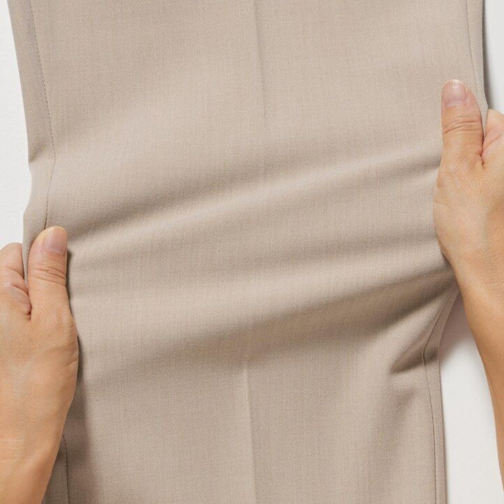 Pantalons Uniqlo Smart Ankle Length Long Femme Blanche O9156048 – Image 5