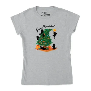 TSHIRT AJUSTÉ | Félins Navidad