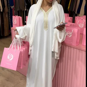 Abaya Olivia (blanc)