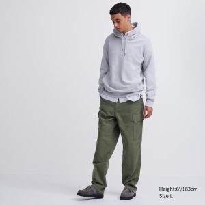 Pantalons Uniqlo Utility Cargo Homme Vert Olive J2438759