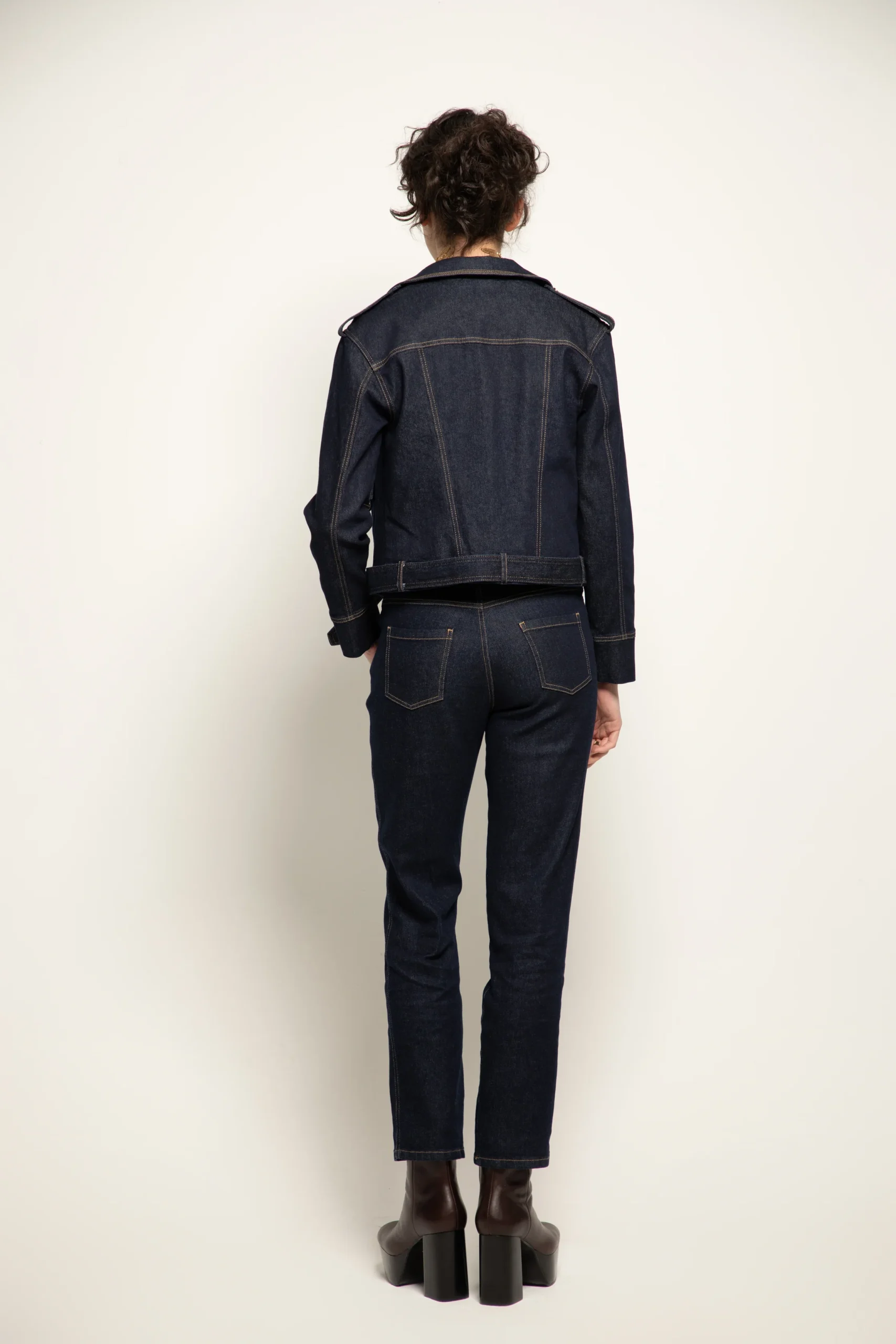 Blouson perfecto BILLIE en jeans éco-responsable – Image 4
