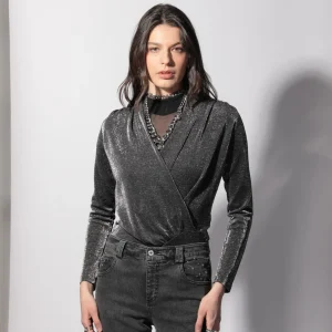 Top cache-coeur Stella silver