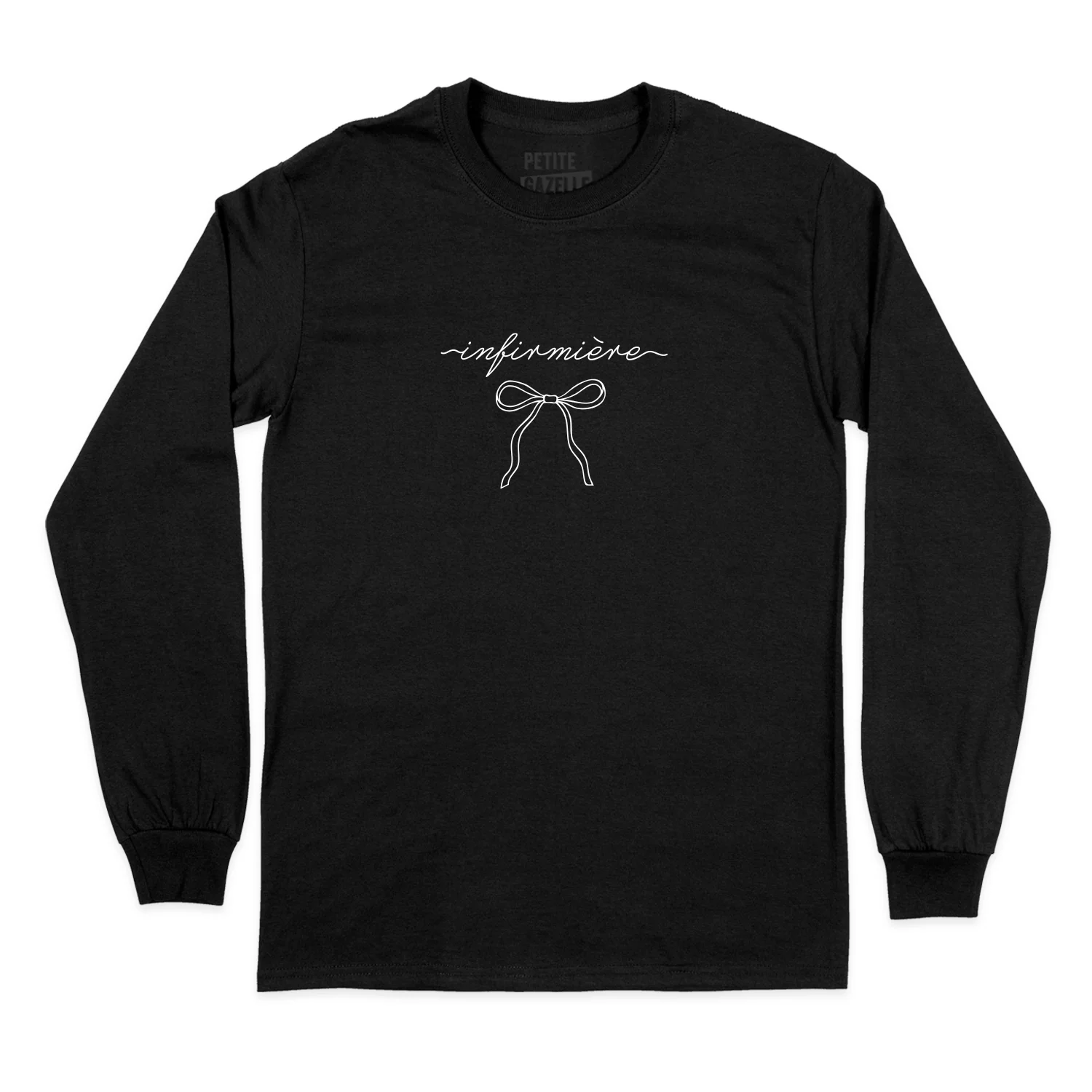 T-SHIRT À MANCHES LONGUES | Infirmière Ruban – Image 2