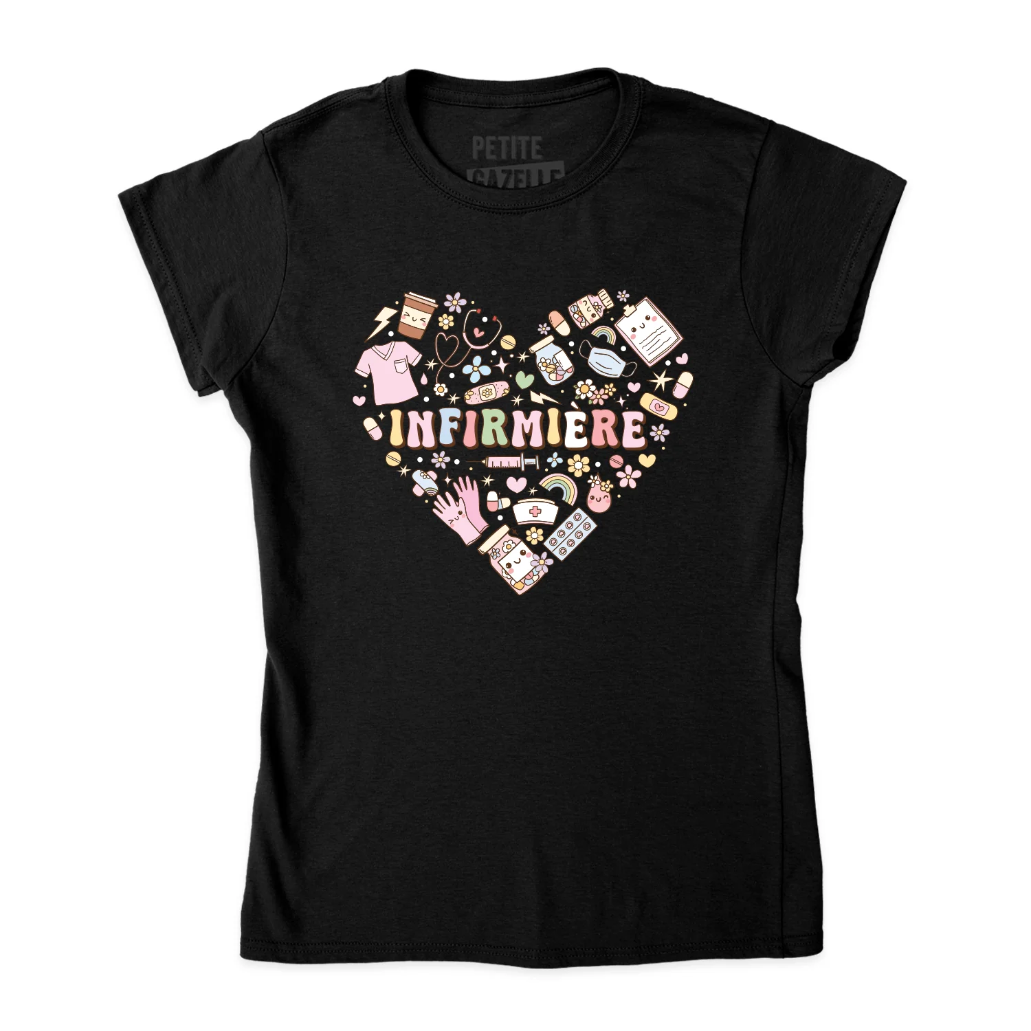 TSHIRT AJUSTÉ | Infirmière Coeur – Image 2