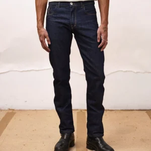 Jean Albert – Jean droit homme bleu, noir ou gris – Made in France