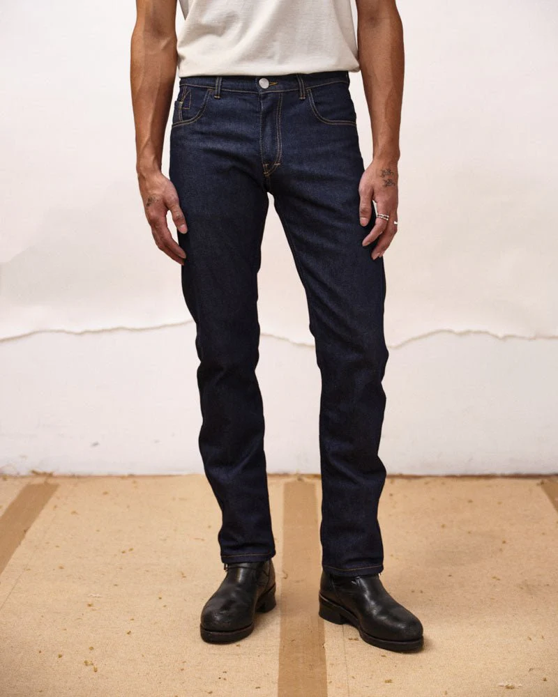 Jean Albert – Jean droit homme bleu, noir ou gris – Made in France