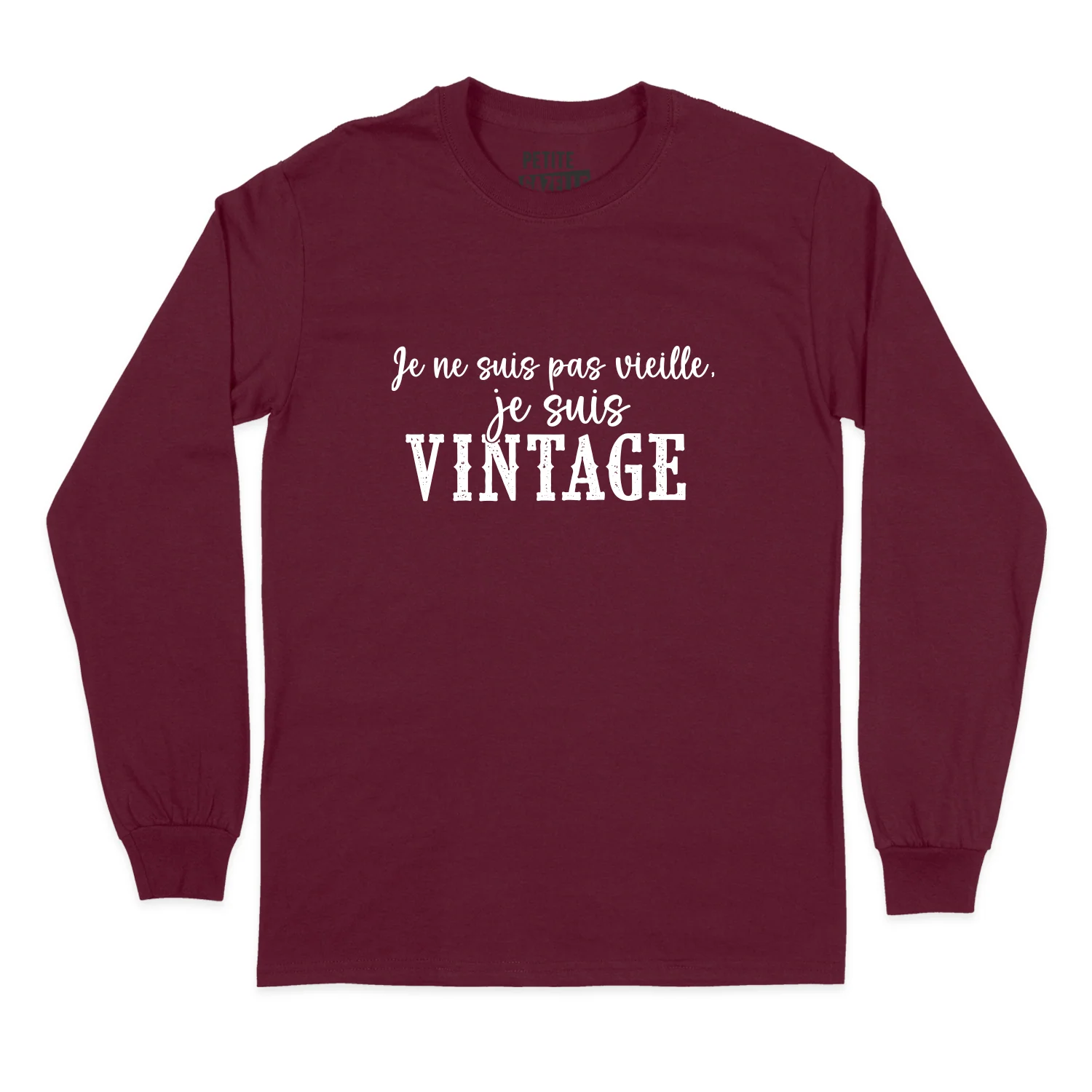 T-SHIRT À MANCHES LONGUES | Je ne suis pas vieille, je suis vintage – Image 6