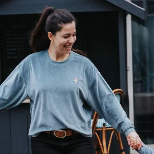 Sweat femme Velours Orage