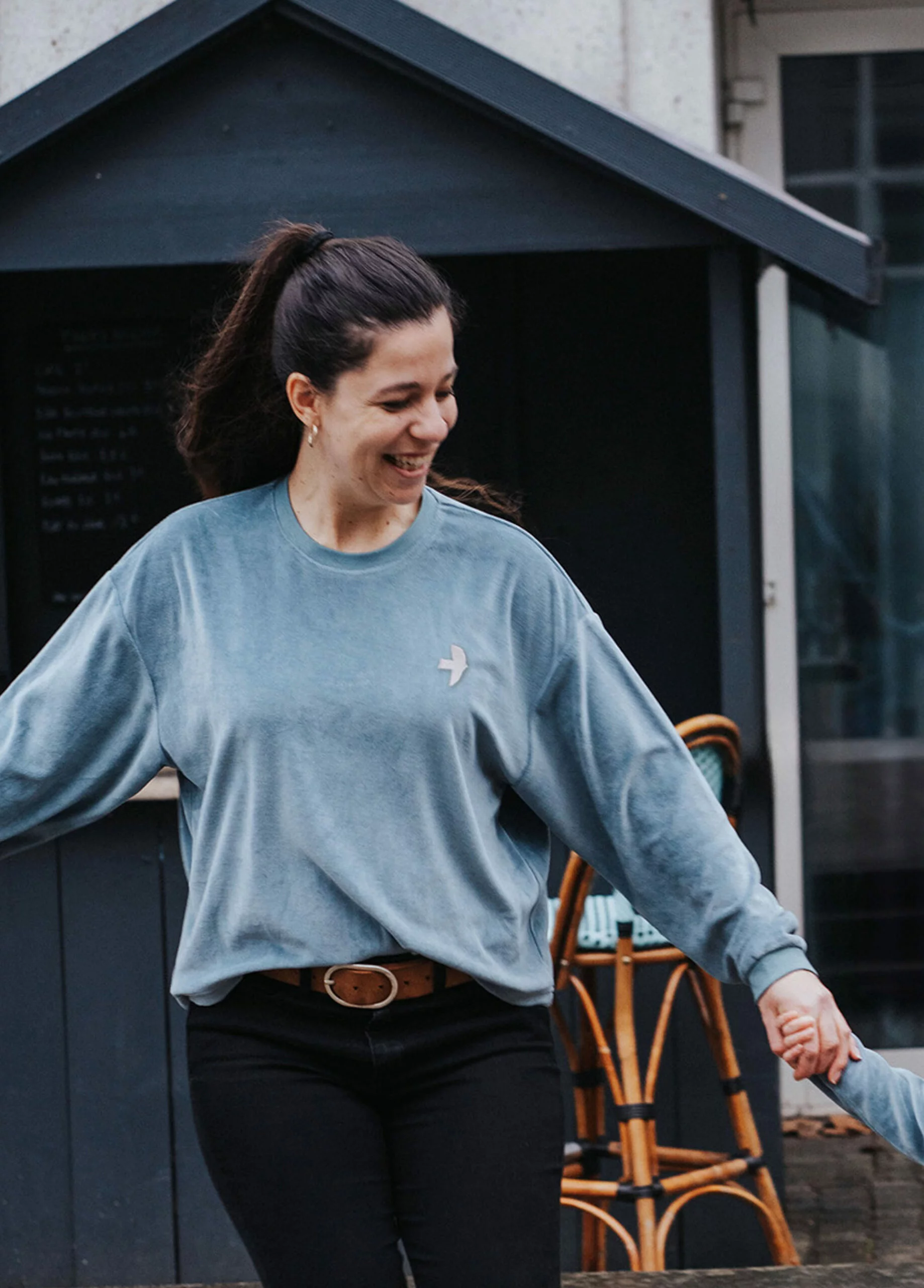 Sweat femme Velours Orage