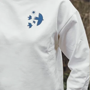 Sweat femme écru envol