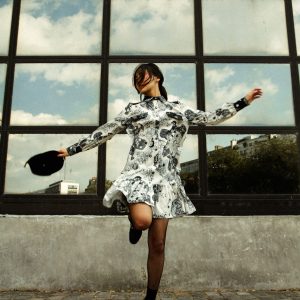 Robe Elena - Imprimé Astro