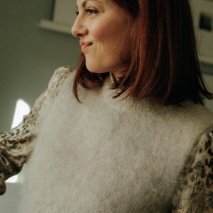 Pull sans manches - Taupe