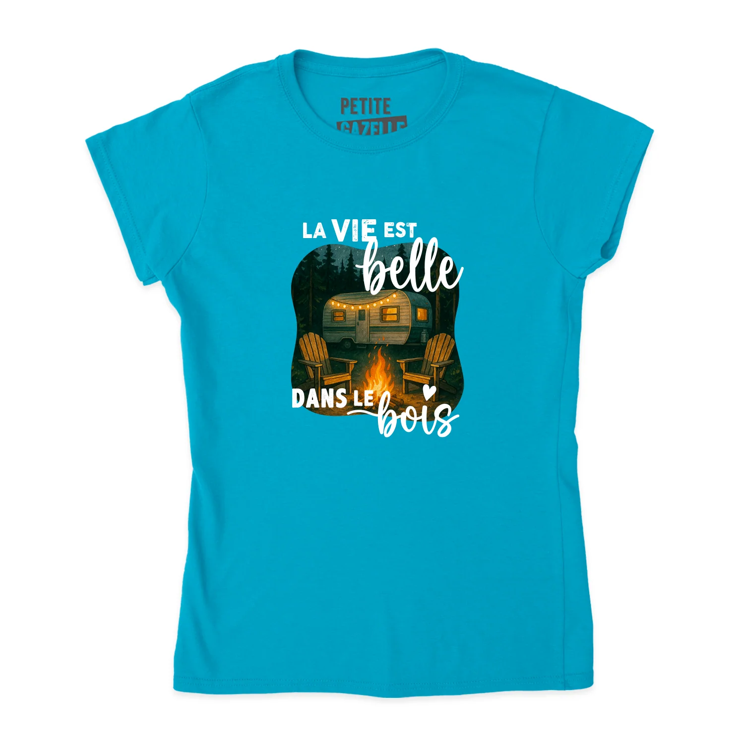 TSHIRT AJUSTÉ | La vie est belle dans le bois – Image 6