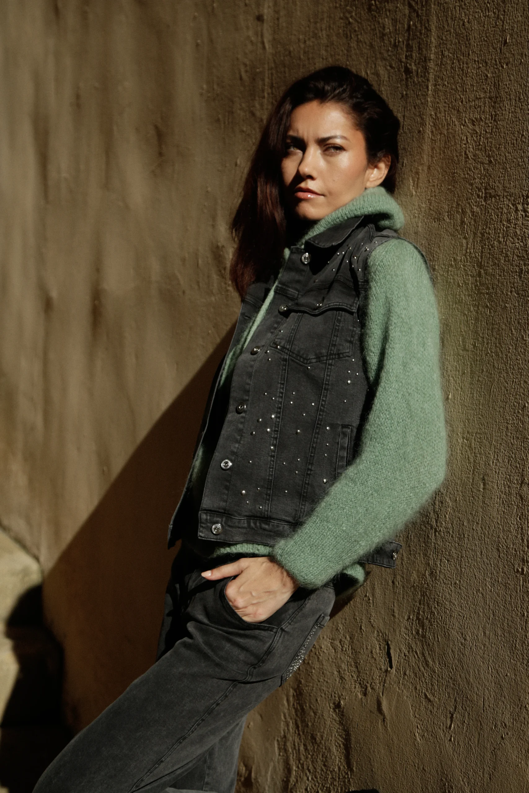 Sweat Gulia en mohair à capuche Jade – Image 5