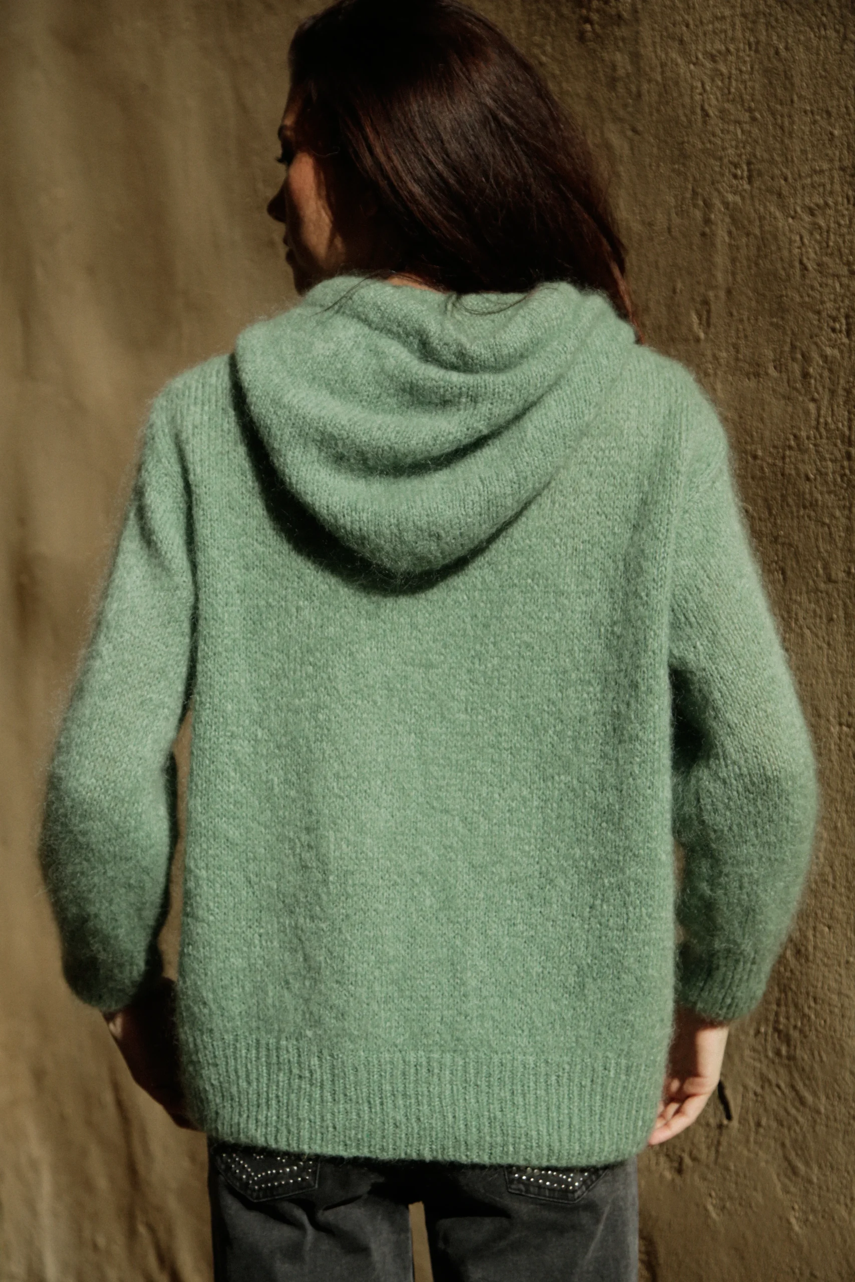 Sweat Gulia en mohair à capuche Jade – Image 4
