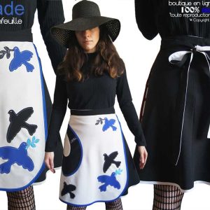 Jupe colombe de la Paix made in France