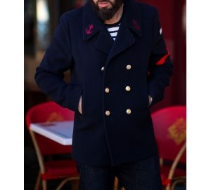 Caban mixte OLIVIER – Élégance marine et chaleur hivernale