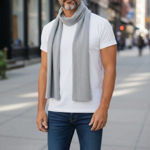 Écharpe CHANTERELLE de Montlimart – Laine recyclée France