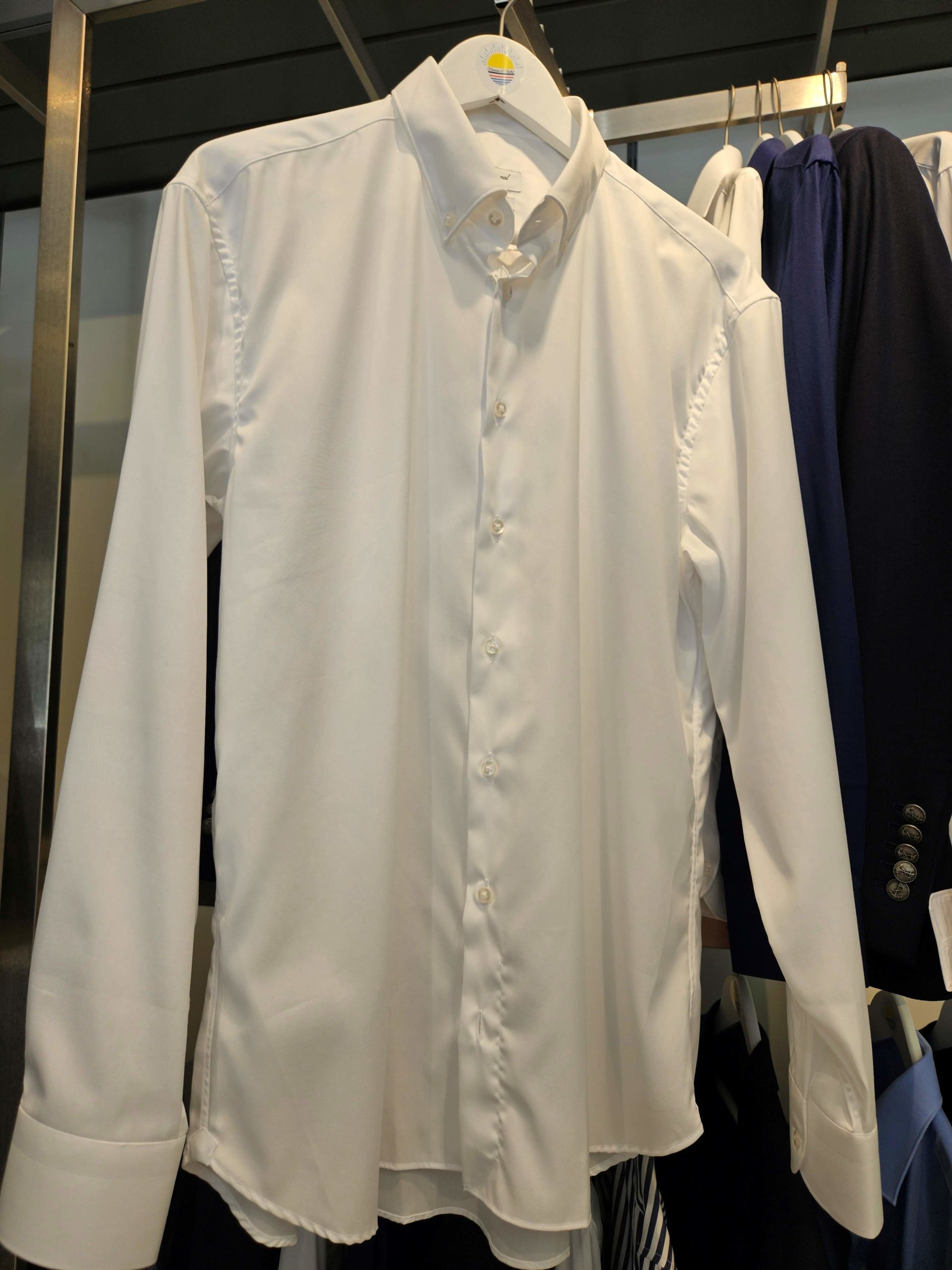 Chemise Blanche Homme Slim (924L) – Repassage Facile – Élégance Italienne – Image 6