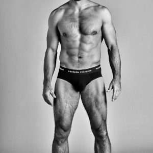 Slip Homme Noir – Coton Bio – Made in France