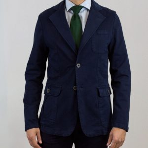 Veste COOPER Marine – Élégance Décontractée et Confort Stretch