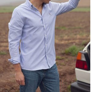 Chemise LAUDA Oxford – Élégance Coton & Finitions Soignées