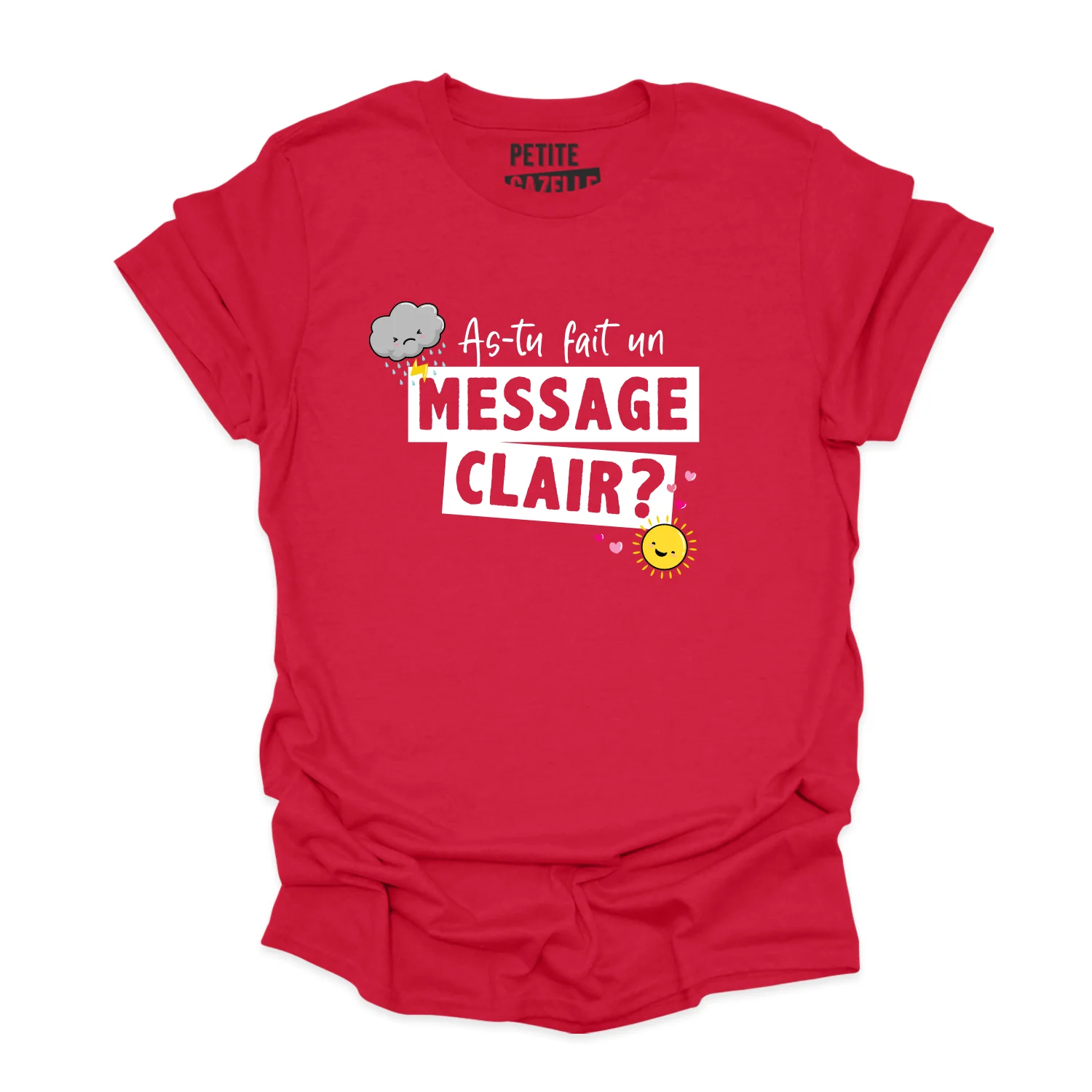 T-SHIRT COL ROND | As-tu fait un message clair ? – Image 5