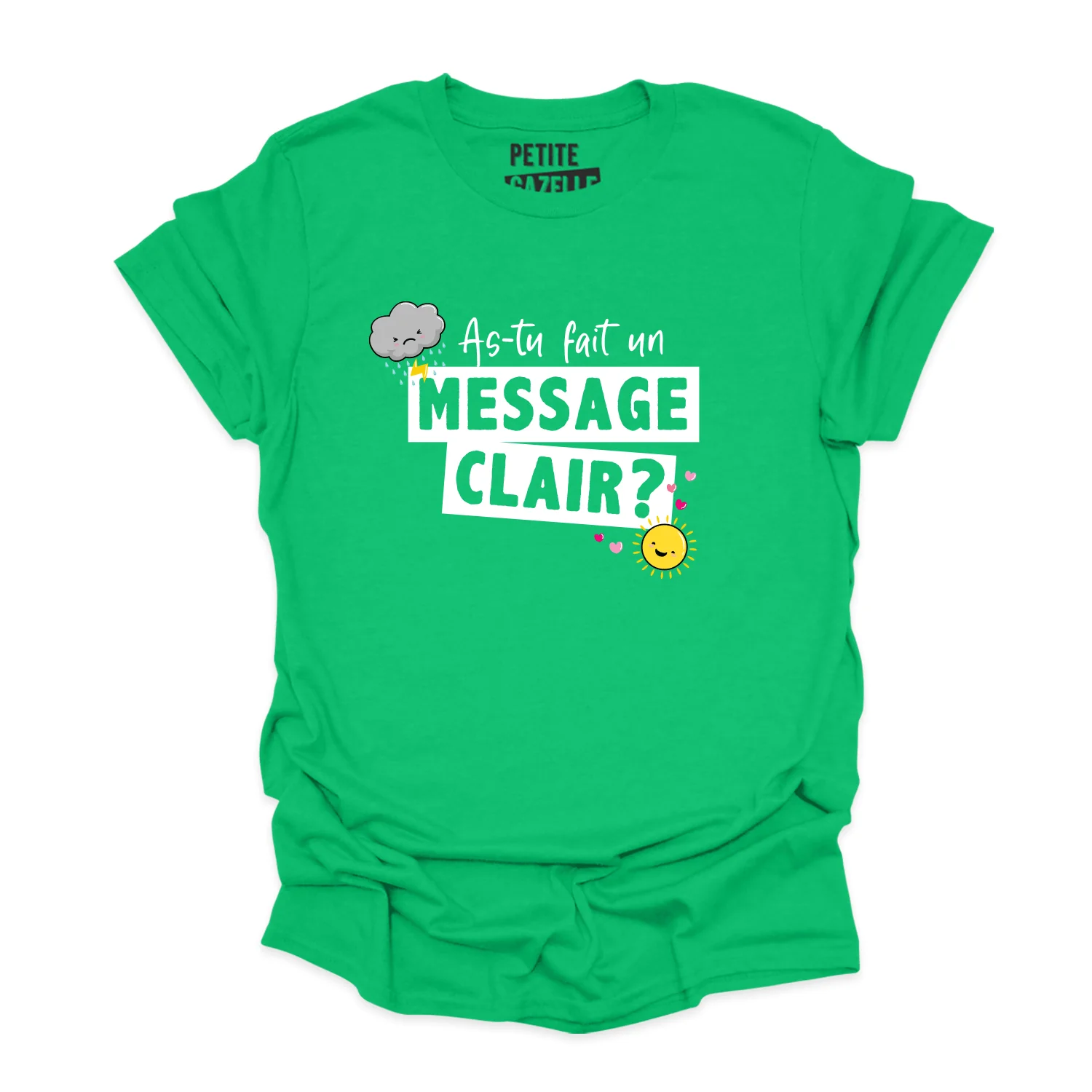 T-SHIRT COL ROND | As-tu fait un message clair ? – Image 9