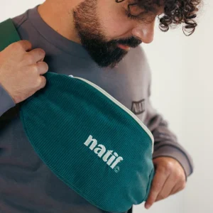 Sac Banane Velours Cotelé