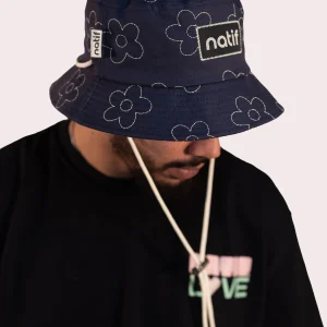 Bob Top Stitching Flowers