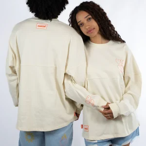 T-Shirt Loose Manches Longues Flower