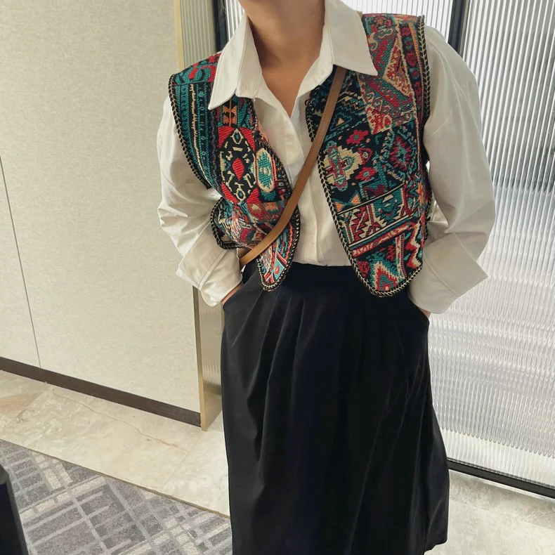 Veste Brodée colorée – Image 4