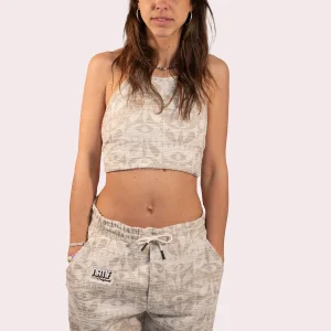 Pantalon Jacquard Eyes Flow Femme