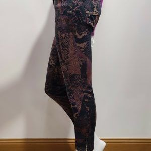 Pantalon imprimé Violet