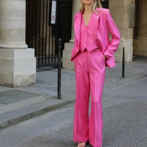 Pantalon Agathe- Rose Corse