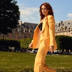 Veste oversize Mathilde - Jaune Tuileries