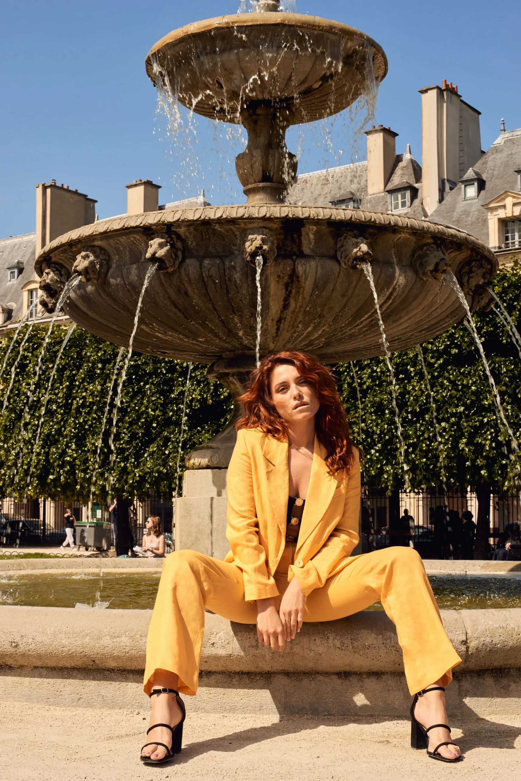 Veste oversize Mathilde - Jaune Tuileries – Image 2