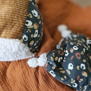 Coffret cadeau bébé doudou, lange et cube d&rsquo;éveil Camel