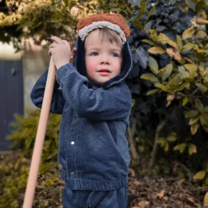 Veste bébé et enfant velours Ice