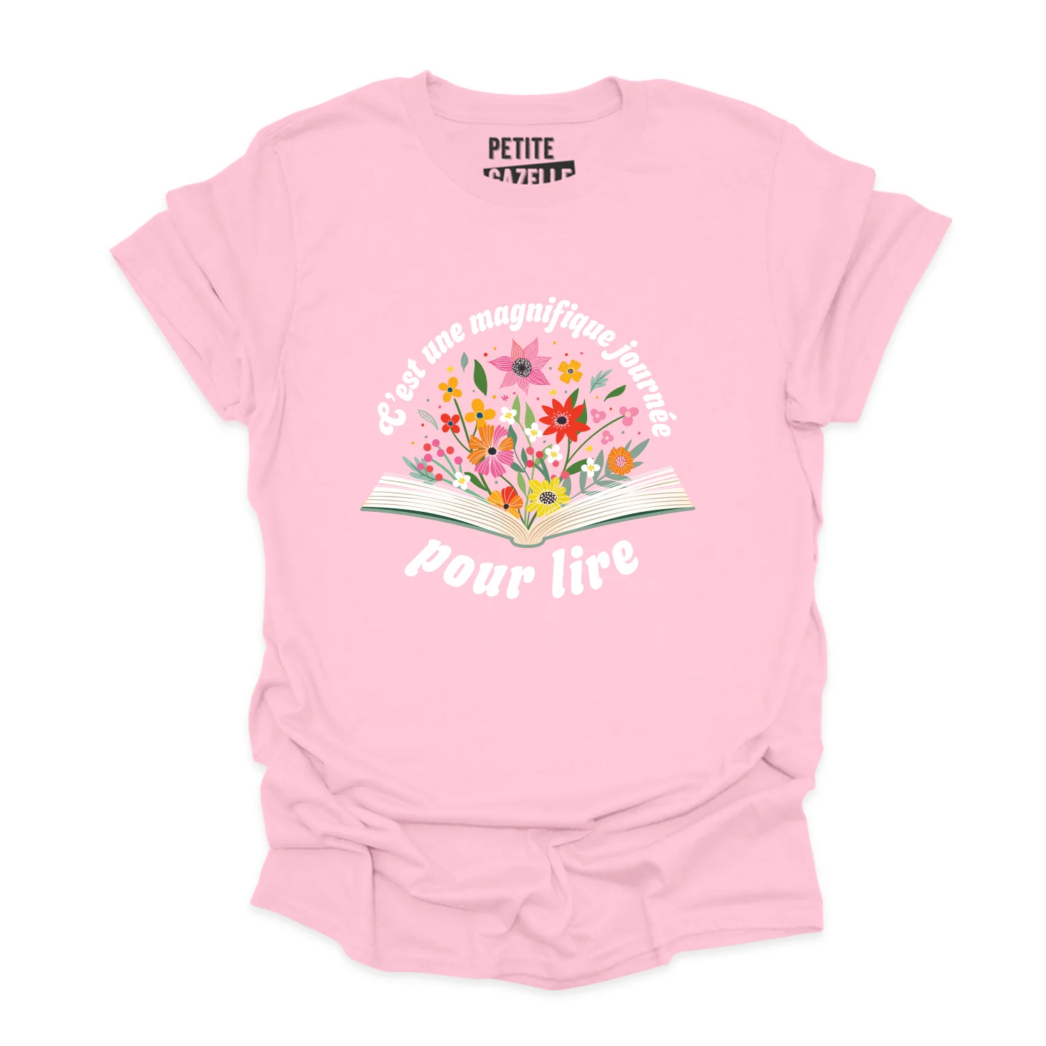 T-SHIRT COL ROND | C'est une magnifique journée pour lire – Image 8